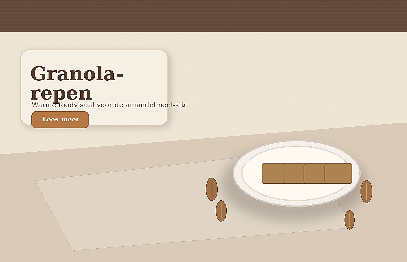 Amandel granolarepen