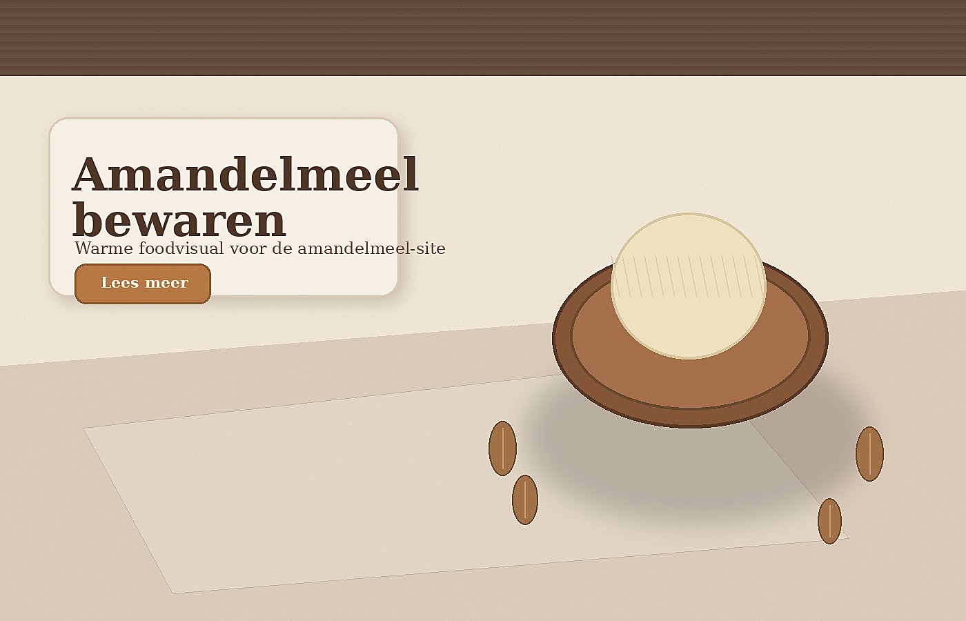 Hoe bewaar je amandelmeel het beste?