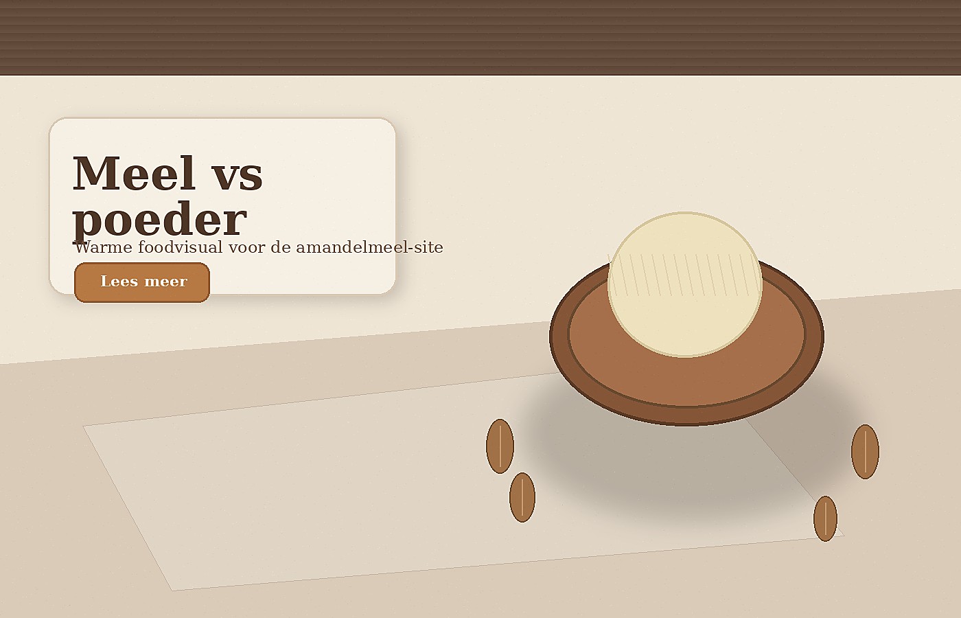 Amandelmeel versus amandelpoeder