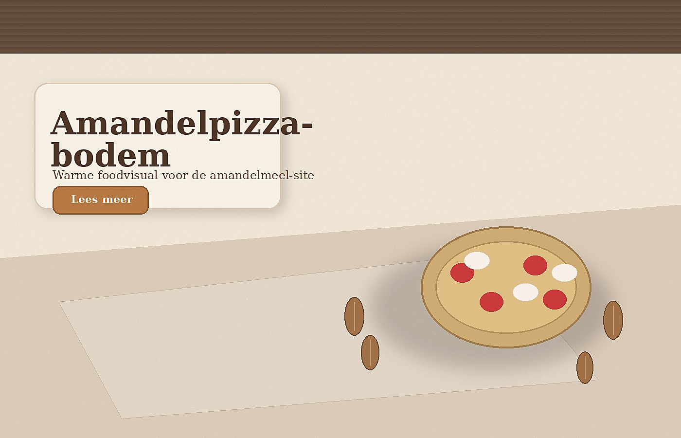 Amandelpizzabodem