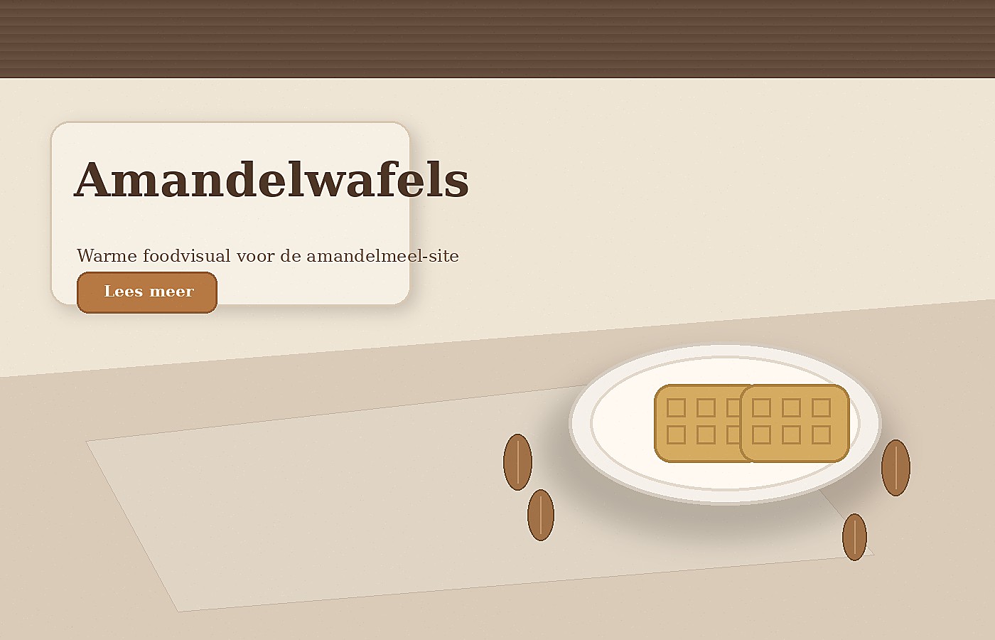 Amandelwafels