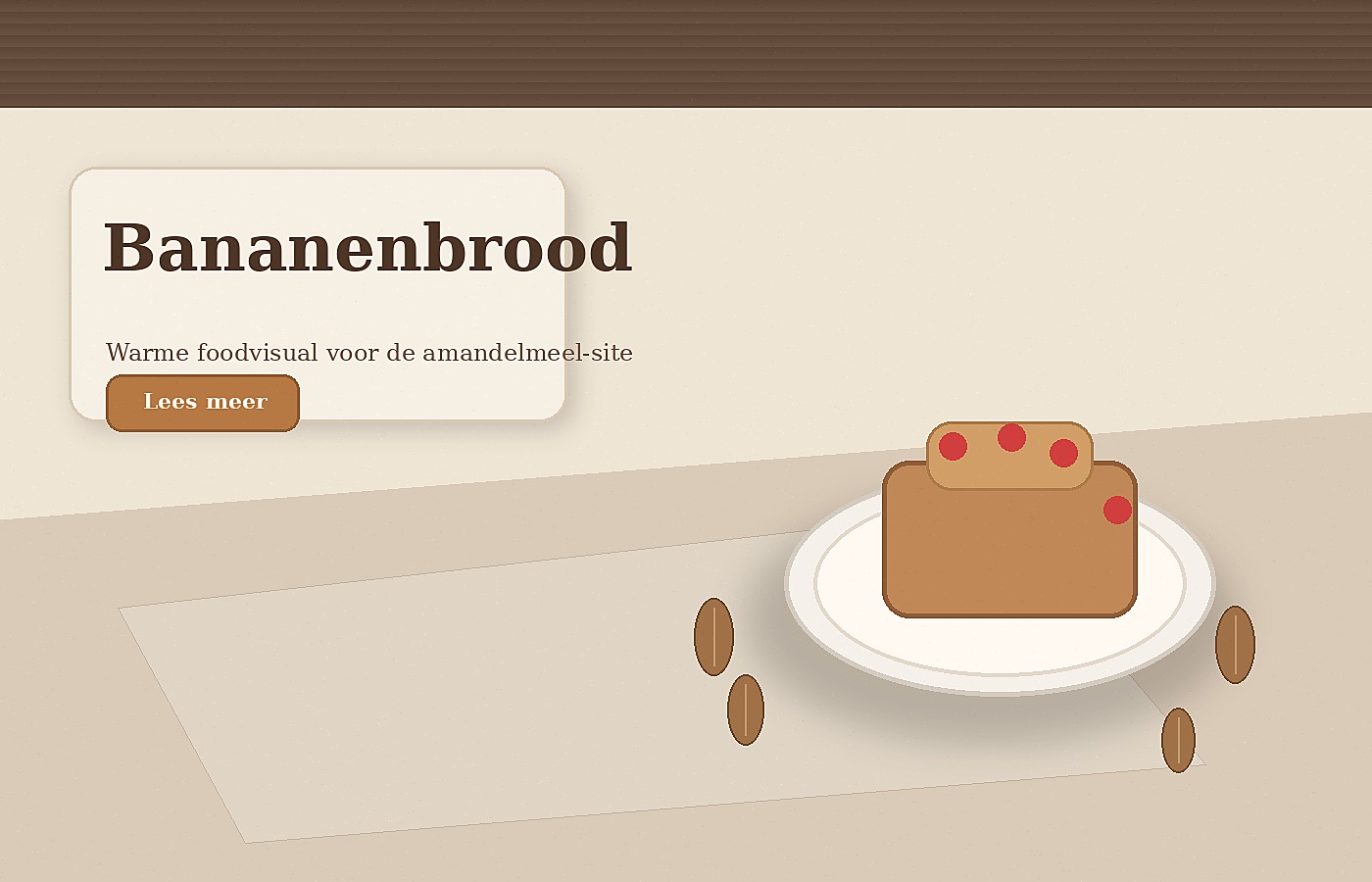 Bananenbrood met amandelmeel