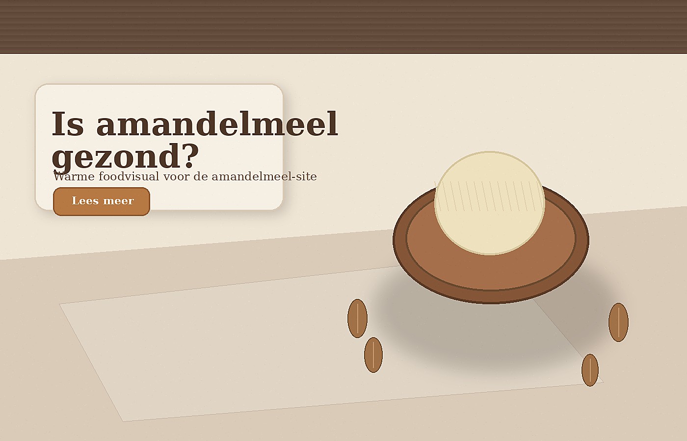 Is amandelmeel gezond? Een nuchtere uitleg