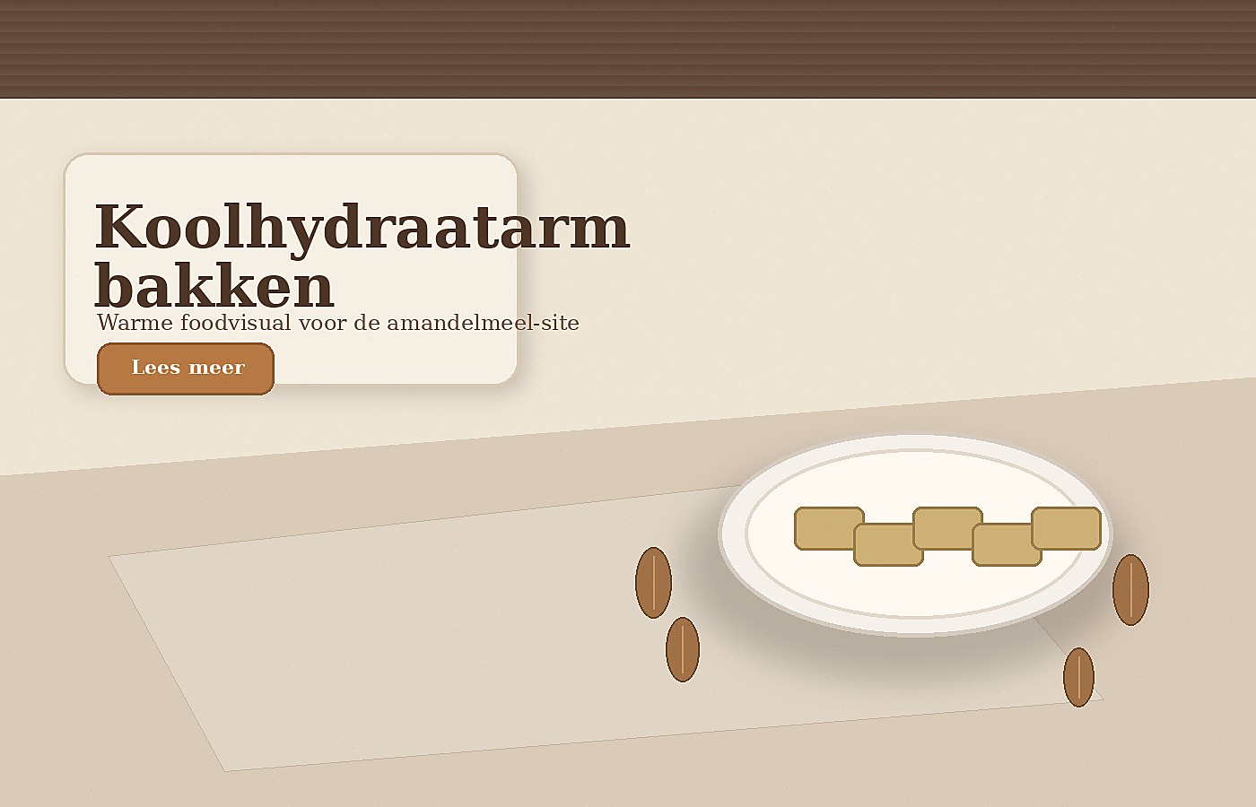 Koolhydraatarm bakken met amandelmeel