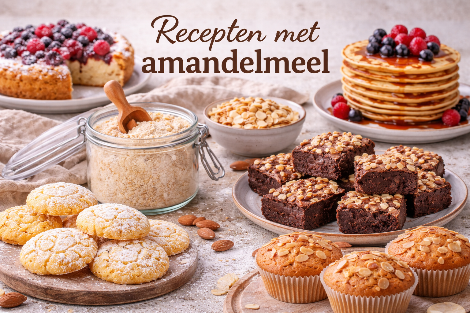 Recepten met amandelmeel
