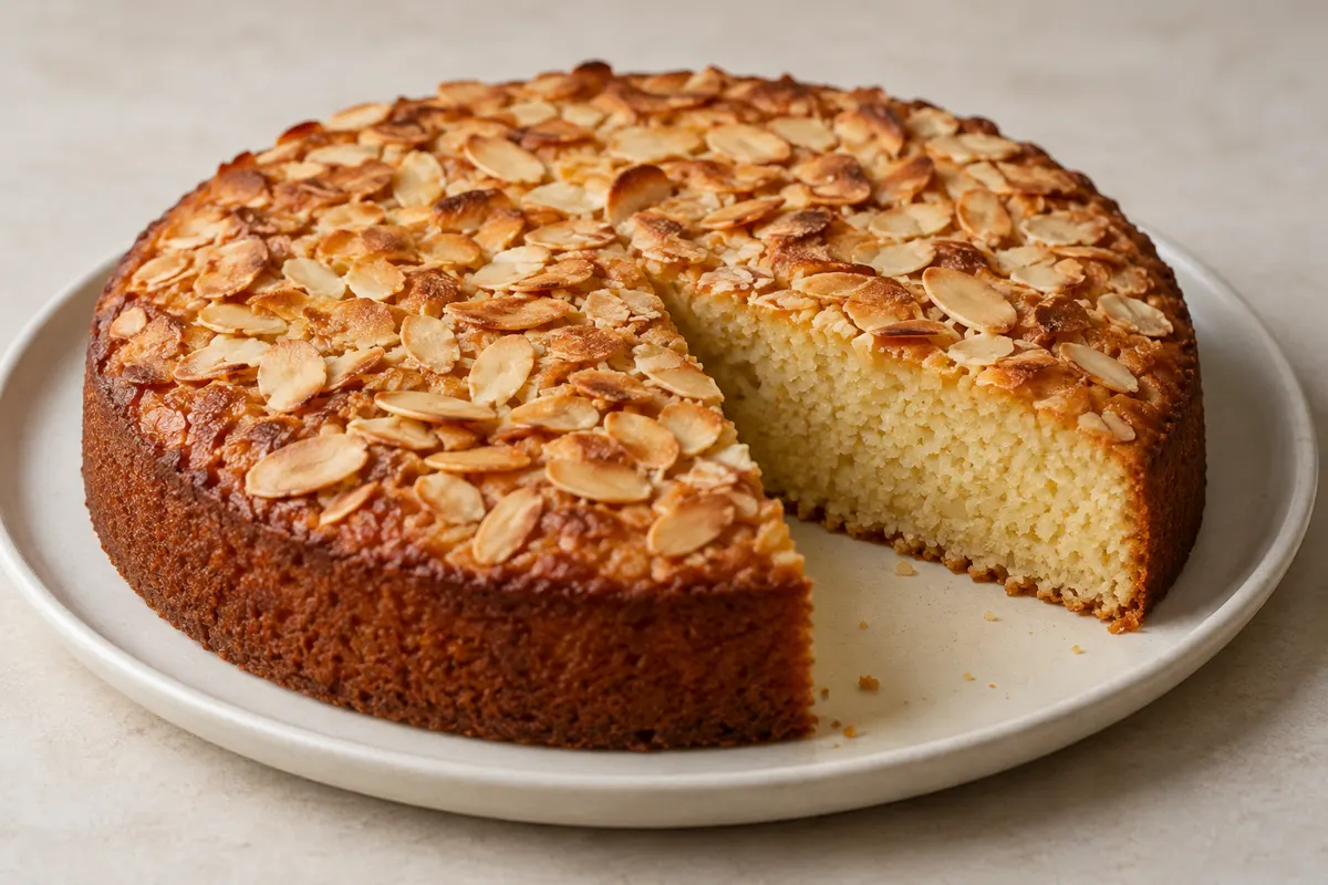 Smeuïge amandelcake