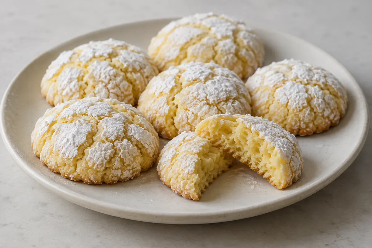 Citroenkoekjes met amandelmeel
