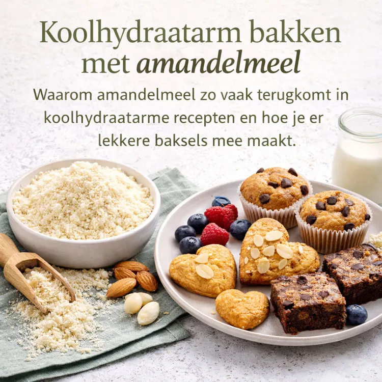 Koolhydraatarm bakken met amandelmeel