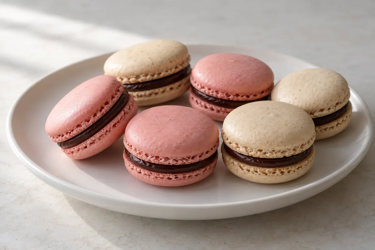 Macarons met amandelmeel