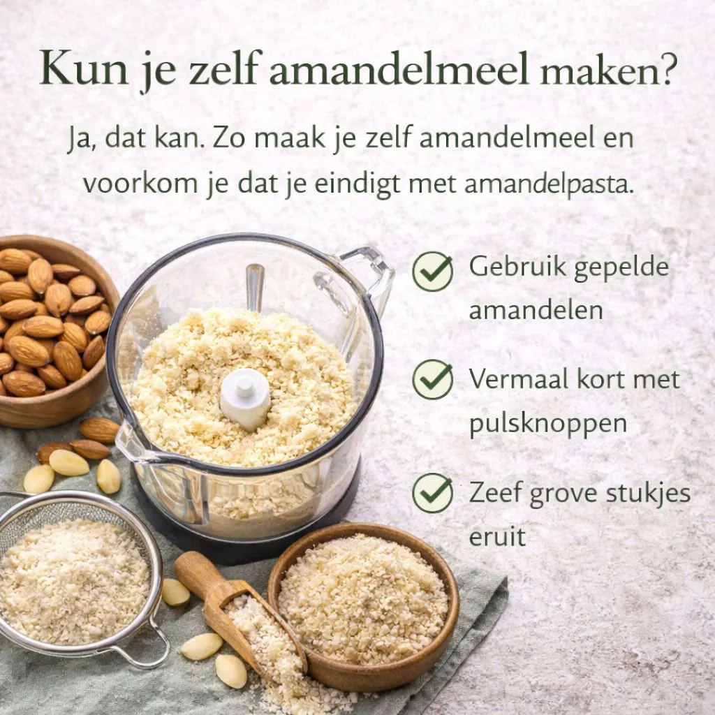 Zelf amandelmeel maken: stappenplan en kosten